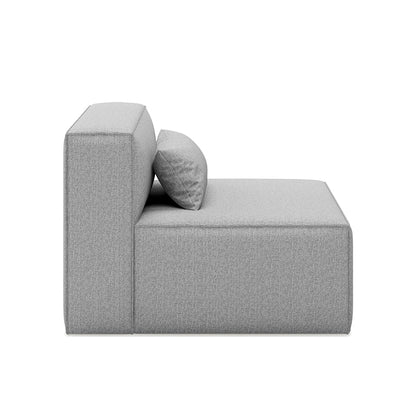 Gus* Modern MIX MODULAR Parliament Stone armless chair