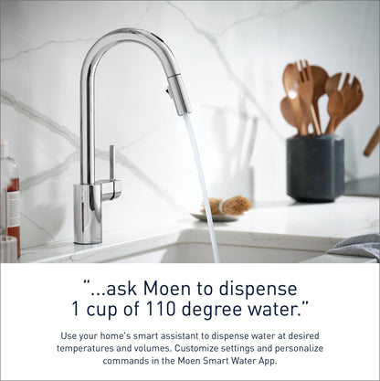 Moen WEYMOUTH Oil Rubbed Bronze smart kitchen faucet