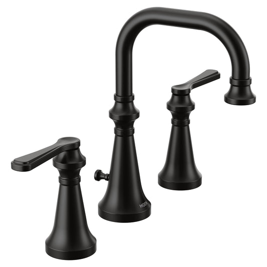 Moen COLINET™ Matte Black widespread vanity faucet