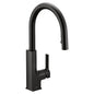 Moen S72308BL | black STō® pulldown kitchen faucet