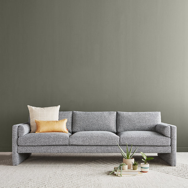 Gus* Modern LAUREL Merino Cream sofa