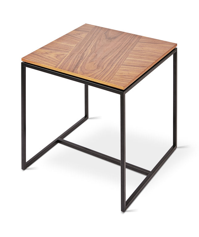 Gus* Modern TOBIAS Natural Walnut end table