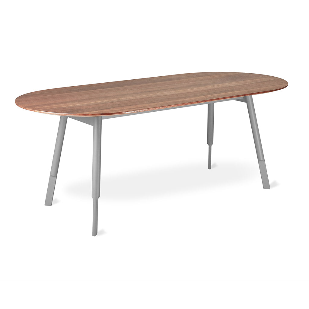 Gus* Modern BRACKET Natural Walnut dining table