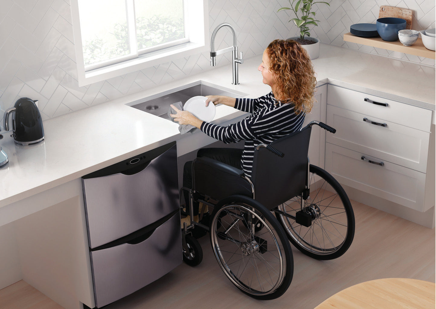 Blanco QUATRUS U 1 Stainless ADA undermount sink