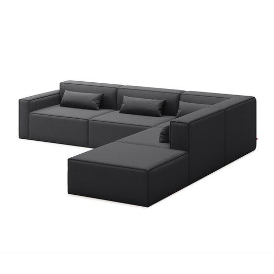 Gus* Modern MIX MODULAR 5PC Sectional | Right - Mowat Raven