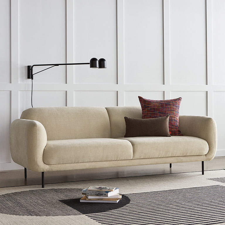 Gus* Modern NORD Casella Mink sofa