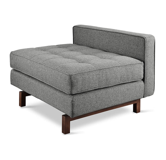 Gus* Modern JANE 2 Parliament Stone w/ Walnut lounge