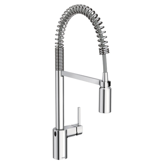 Moen ALIGN® Chrome hands-free pre-rinse spring kitchen faucet