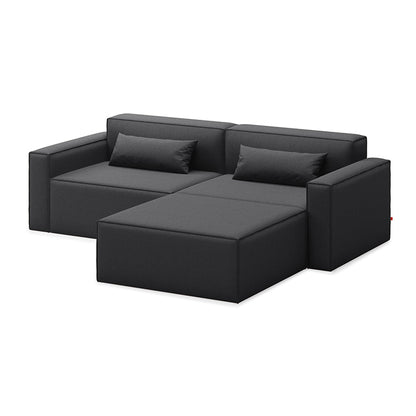 Gus* Modern MIX MODULAR Mowat Raven 3pc sectional