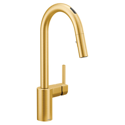 Moen ALIGN® Brushed Gold smart kitchen faucet