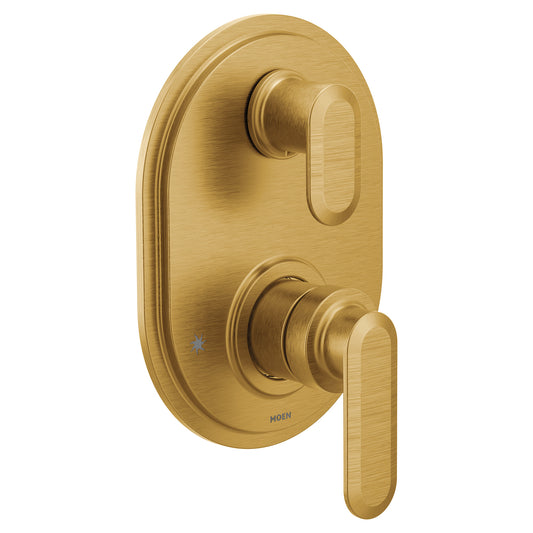 Moen UT33341BG | gold Greenfield M-Core 3-Series integrated transfer valve trim