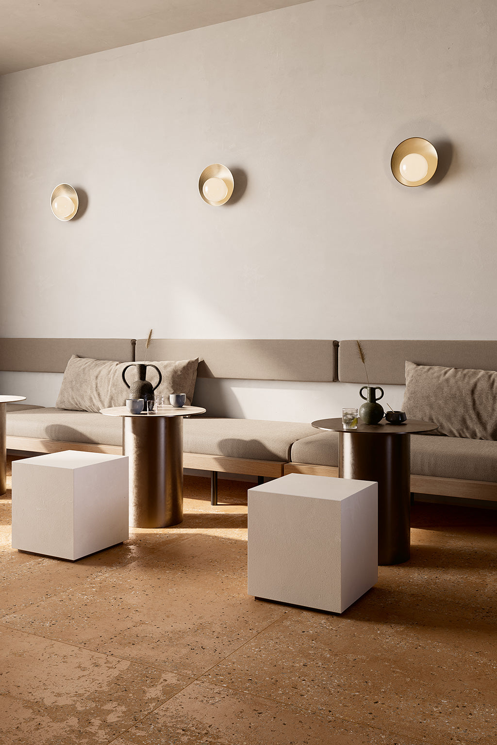 ALCHIMIA Terracotta 24 x 24 terrazzo style matte wall / floor tile