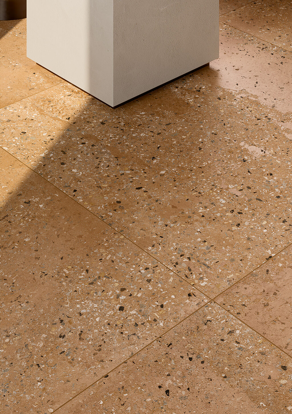 ALCHIMIA Terracotta 24 x 24 terrazzo style matte wall / floor tile