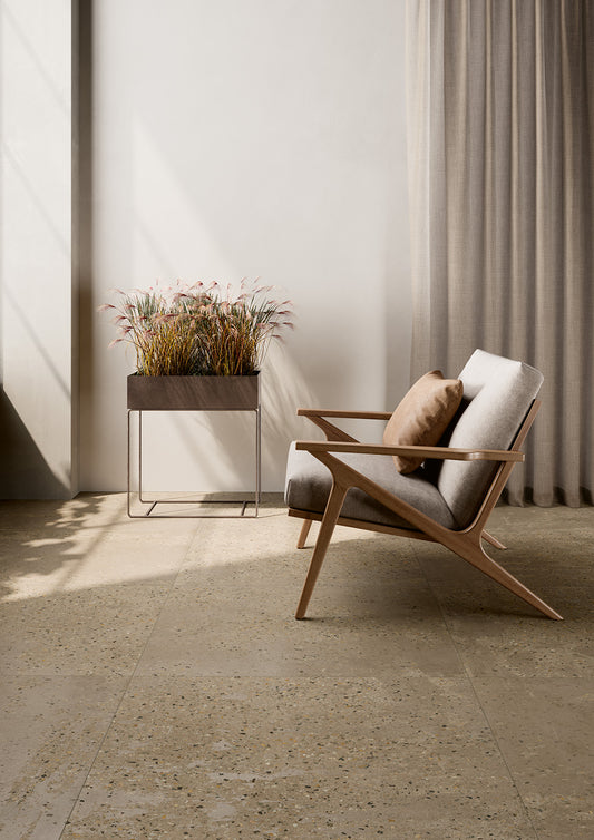 ALCHIMIA Tortora 24 x 24 terrazzo style matte wall / floor tile