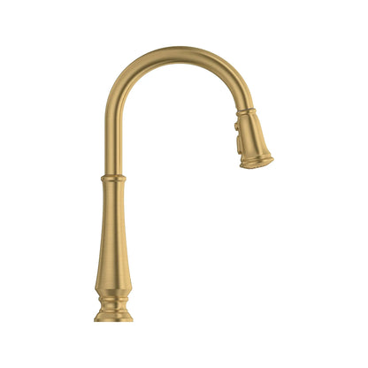 American Standard DELANCEY Brushed Cool Sunrise pull-down kitchen faucet
