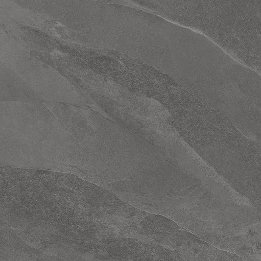 ARDESIA Antracite 24 x 24 stone effect matte wall / floor tile