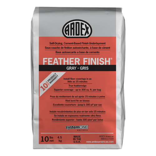 Ardex FEATHER FINISH self-drying cement-based finish underlayment