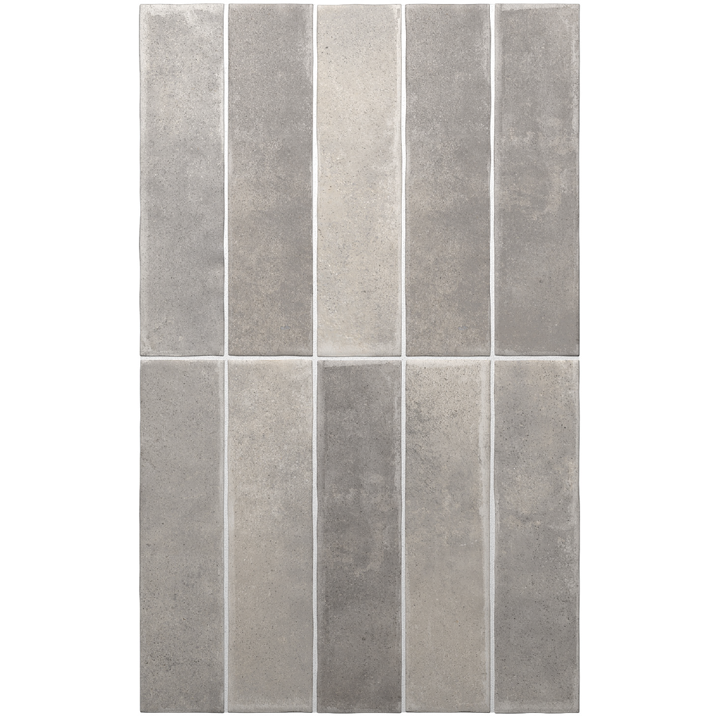 ARGILE Concrete 2.5 x 10 clay style matte wall / floor tile