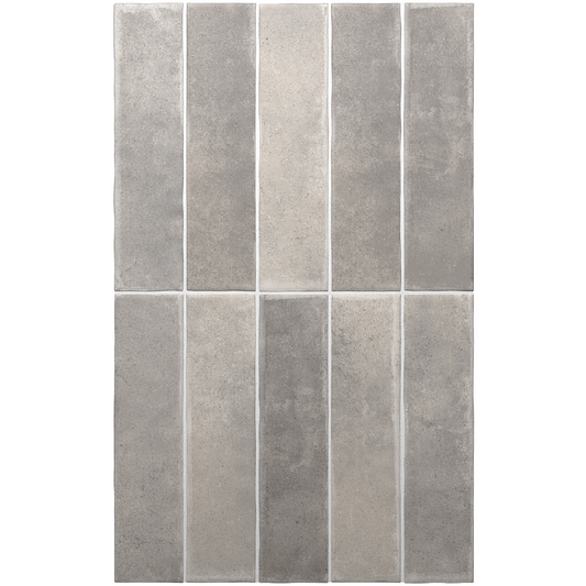 ARGILE Concrete 2.5 x 10 clay style matte wall / floor tile