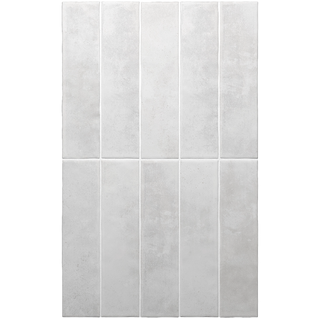 ARGILE Ice 2.5 x 10 clay style matte wall / floor tile