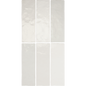ARTISAN White 2.5 x 8 glossy zellige style wall tile