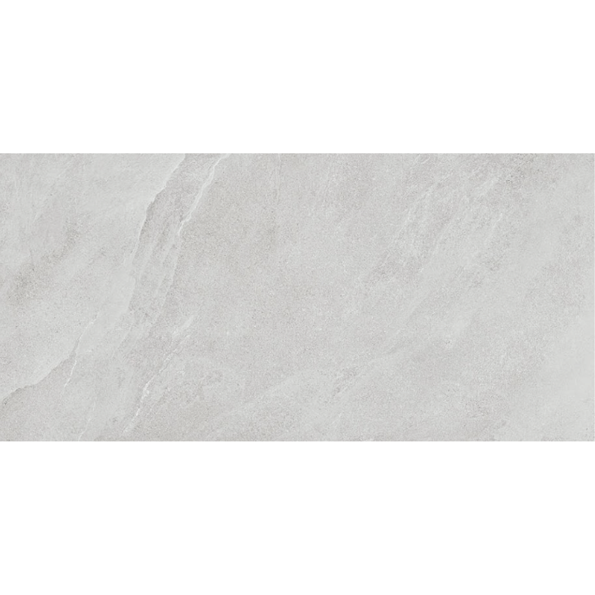ASHIMA White 24 x 48 stone effect matte wall / floor tile