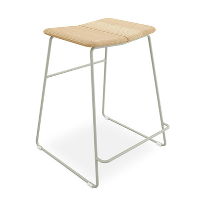 Gus* Modern AERO Natural Ash counter stool with Sage base