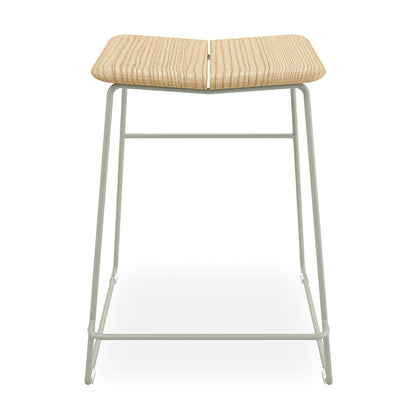 Gus* Modern AERO Natural Ash counter stool with Sage base