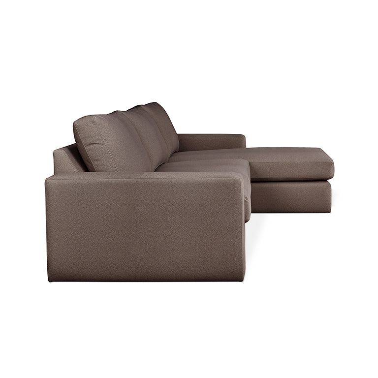 Gus* Modern ASHDALE Merino Carob sectional (right)