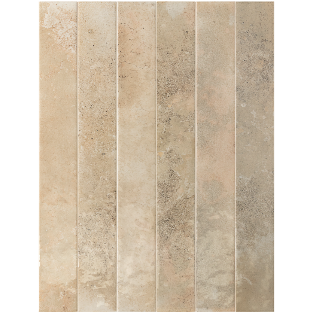 BALI Almond 2 x 16 glossy wall tile