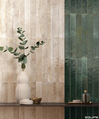 BALI Isle of Pines 2 x 16 glossy wall tile
