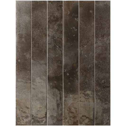BALI Black Hat 2 x 16 glossy wall tile