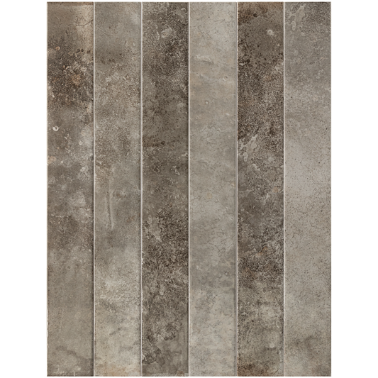 BALI Dark Pearl 2 x 16 glossy wall tile