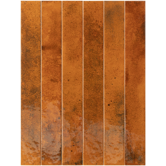 BALI Ginger 2 x 16 glossy wall tile