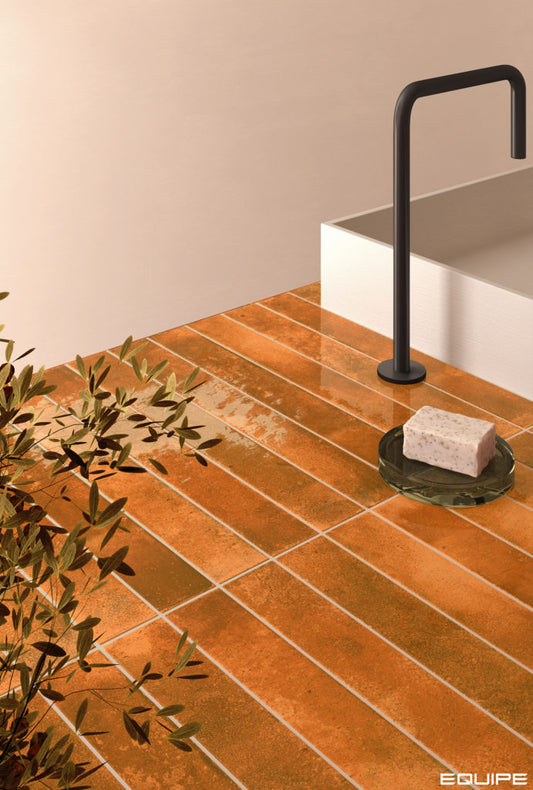 BALI Ginger 2 x 16 glossy wall tile