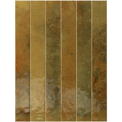 BALI Moss 2 x 16 glossy wall tile