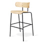 Gus* Modern BANTAM Blonde Ash bar stool