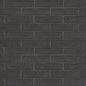 LONDON BRICK Black 2.3 x 10 porcelain wall / floor tile
