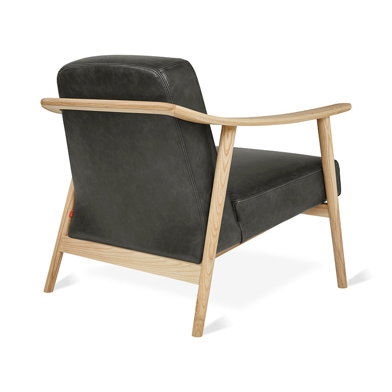 Gus* Modern BALTIC Tucson Char leather chair with Natural Ash frame