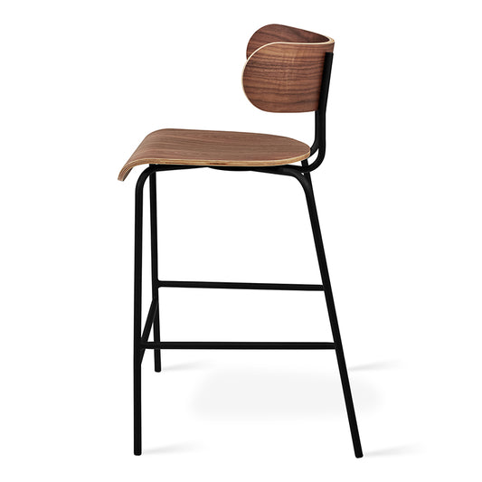 Gus* Modern BANTAM Natural Walnut counter stool