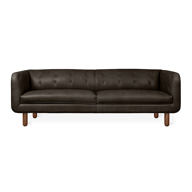Gus* Modern BEACONSFIELD Saddle Black leather sofa