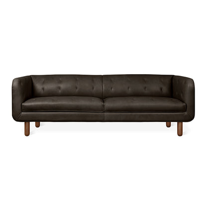 Gus* Modern BEACONSFIELD Saddle Black leather sofa