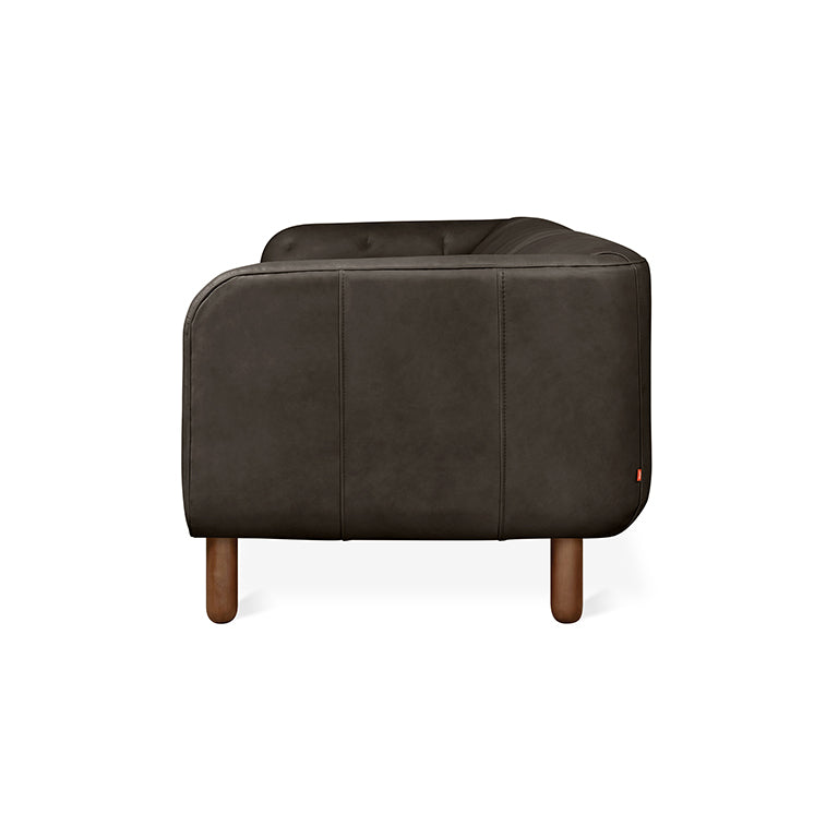 Gus* Modern BEACONSFIELD Saddle Black leather sofa