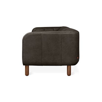 Gus* Modern BEACONSFIELD Saddle Black leather sofa