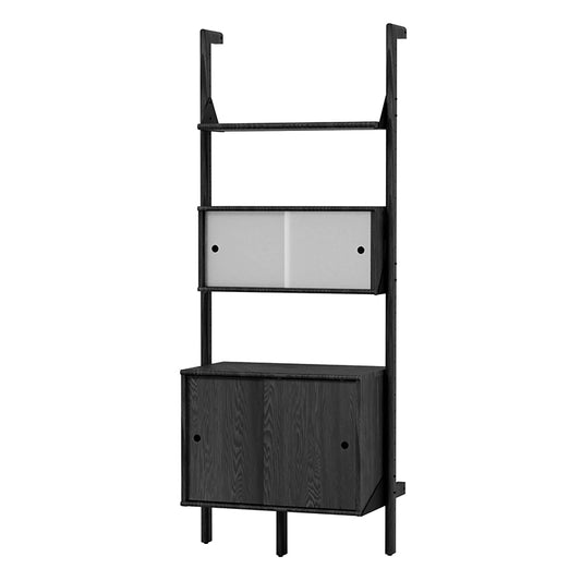 Gus* Modern BRANCH-1 Black Ash with Black multi storage unit
