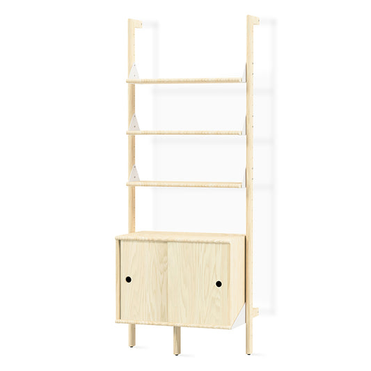 Gus* Modern BRANCH-1 Blonde Ash with White storage unit