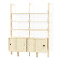 Gus* Modern BRANCH-2 Blonde Ash with White storage unit
