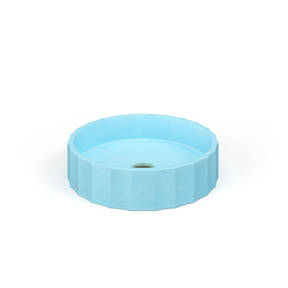 Crete Collective CLIO Arctic concrete vessel sink