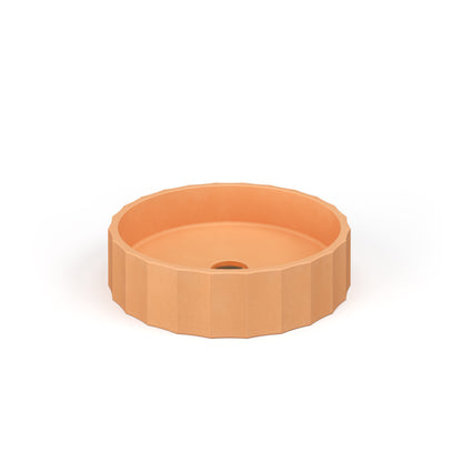 Crete Collective CLIO Coral concrete vessel sink