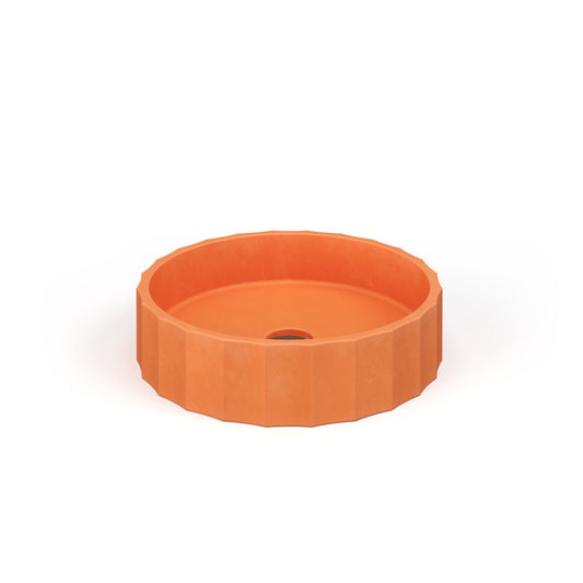 Crete Collective CLIO Fire concrete vessel sink